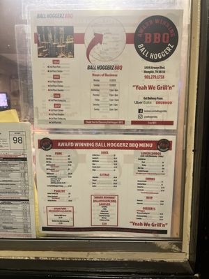 Menu photo 1 Ball Hoggerz BBQ Memphis, TN
