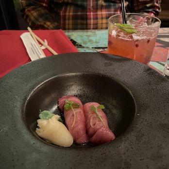 Iza Whiskey & Eats - The toro cut of tuna our waiter told us about. - Sushi Bars Near Me - Carrboro, North Carolina