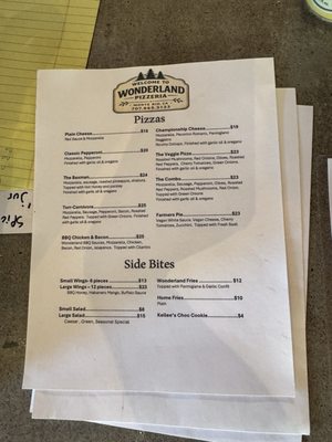 Menu photo 3 Wonderland Pizzeria Monte Rio, CA Menu photo 3 Wonderland Pizzeria Monte Rio, CA