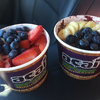 Acai Republic - Tahiti on the left and the Rio on the right. - Juice Bars & Smoothies Near Me - Tustin, California