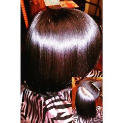 KQ Hair - Silk press on natural hair