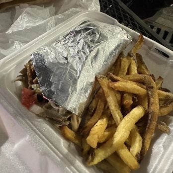 Gyro Bros - Gyro Plate with Fries - Greek Near Me - Atlanta, Georgia Gyro Bros - Gyro Plate with Fries - Greek Near Me - Atlanta, Georgia