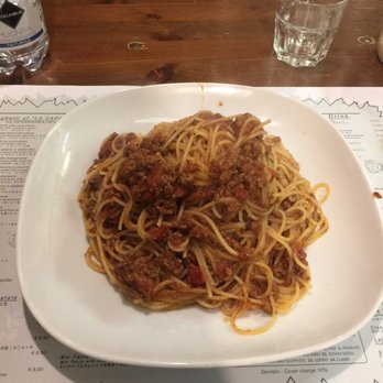 La Capannina - Spaghetti a la bolognesa! It was really tasty!! - Bistros Near Me - Florence, FI