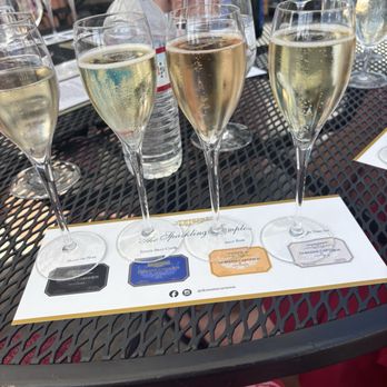 Domaine Carneros - Sparkling flight sampler - Wineries Near Me - Napa, California Domaine Carneros - Sparkling flight sampler - Wineries Near Me - Napa, California
