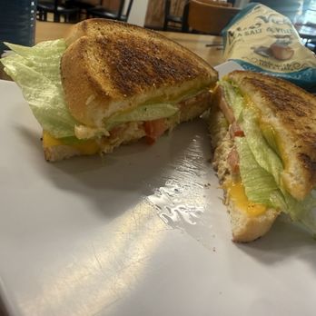 The Roost - Tuna melt, added au jus, on the side. - New American Near Me - Yucca Valley, California The Roost - Tuna melt, added au jus, on the side. - New American Near Me - Yucca Valley, California