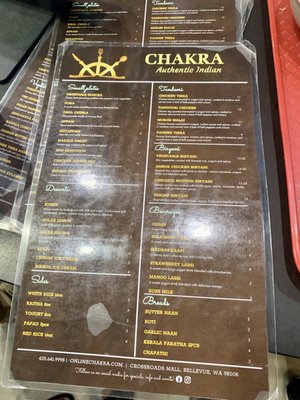 Menu photo 5 Chakra Bellevue, WA Menu photo 5 Chakra Bellevue, WA