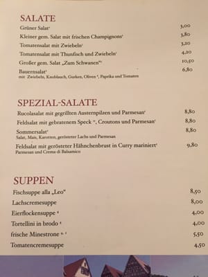 Menu photo 1 Zum Schwanen Vaihingen an der Enz, BW Menu photo 1 Zum Schwanen Vaihingen an der Enz, BW