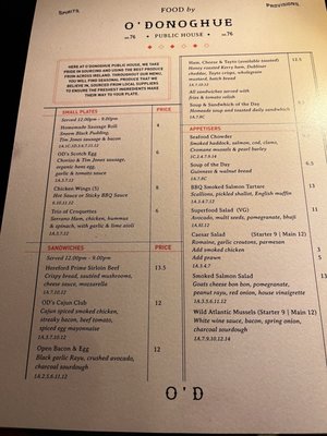 Menu photo 7 O Donoghues Public House Killarney, KY Menu photo 7 O Donoghues Public House Killarney, KY