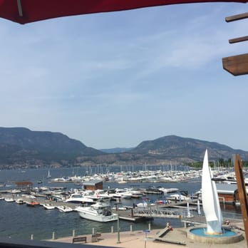 Earls Kitchen + Bar - View of the harbor from the patio - Canadian (New) Near Me - Kelowna, British Columbia