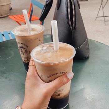 Biao Sugar - Brown Sugar Boba Milk with Coffee Foam and Jelly - Bubble Tea Near Me - New York, New York Biao Sugar - Brown Sugar Boba Milk with Coffee Foam and Jelly - Bubble Tea Near Me - New York, New York