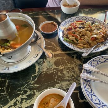 Thai Noodle House & BBQ - Tom Yum Seafood Soup (Po Tek) Kung Pao - Thai Near Me - Whittier, California Thai Noodle House & BBQ - Tom Yum Seafood Soup (Po Tek) Kung Pao - Thai Near Me - Whittier, California