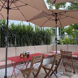 Outside seating Outside seating