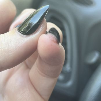 Sun Nail - My overfilled finger - Nail Salons Near Me - Pasadena, California