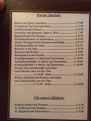 Menu photo 1 Fiaker Filzmoos, 5 Menu photo 1 Fiaker Filzmoos, 5