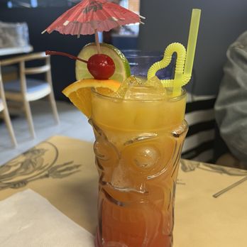 Poseidon Boil - Tropical Sunset non alcoholic - Cocktail Bars Near Me - Henrico, Virginia