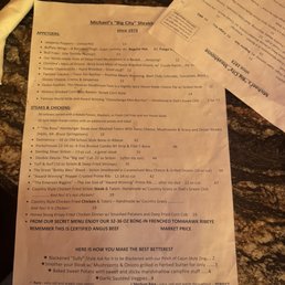 A tasty menu! A tasty menu!