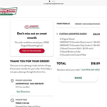 Krispy Kreme - What I ordered what I got plus two major attitudes. - Coffee & Tea Near Me - Jacksonville, Florida Krispy Kreme - What I ordered what I got plus two major attitudes. - Coffee & Tea Near Me - Jacksonville, Florida