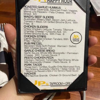 JP's Taproom+Grill - Happy hour menu - American Near Me - Kent, Washington