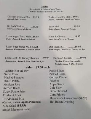 Menu photo 2 81 Diner Abbottstown, PA