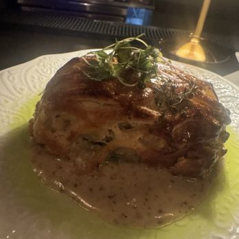 Le Parisien - Sea bass wellington - French Near Me - Asheville, North Carolina Le Parisien - Sea bass wellington - French Near Me - Asheville, North Carolina