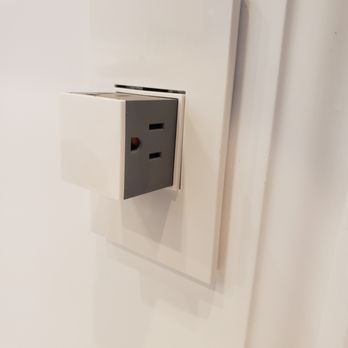 Prompt Electric Service - Recessed outlet. An outlet that hides in the wall. - Electricians Near Me Prompt Electric Service - Recessed outlet. An outlet that hides in the wall. - Electricians Near Me