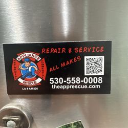 Appliance Rescue - Thanks, Dan for the refrigerator magnet