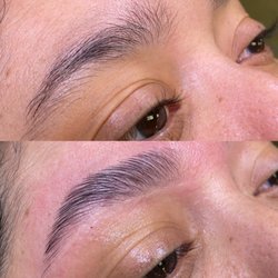 Symmetry Brow Bar - Before & After of a Brow Lami