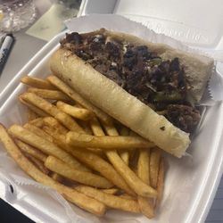 Two Cousins Pizza - Downtown - Two Cousins Cheese Steak Hot Sub (half)