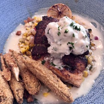 Fish City Grill - Redfish special with lump crab OUTSTANDING!!! - Seafood Near Me - Georgetown, Texas