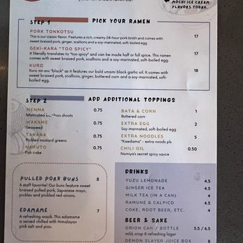 Nomiya - Menu - Ramen Near Me - New Orleans, Louisiana Nomiya - Menu - Ramen Near Me - New Orleans, Louisiana