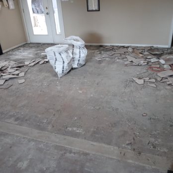 Kikos Landscaping & Tile - the floor being laid out - Landscaping Near Me