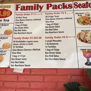 El Taco De Jalisco - The family packs are so cheap - Mexican Near Me - San Antonio, Texas