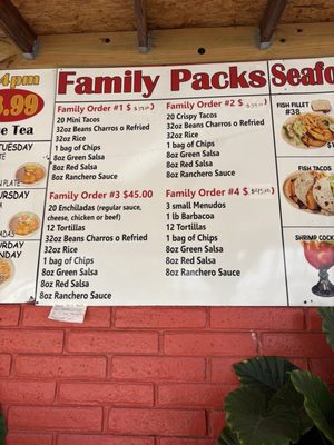 Menu photo 4 El Taco De Jalisco San Antonio, TX