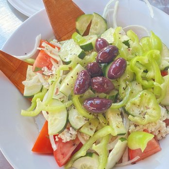 It's Greek To Me - Small Horiatiki Salad - Greek Near Me - Clifton, New Jersey It's Greek To Me - Small Horiatiki Salad - Greek Near Me - Clifton, New Jersey