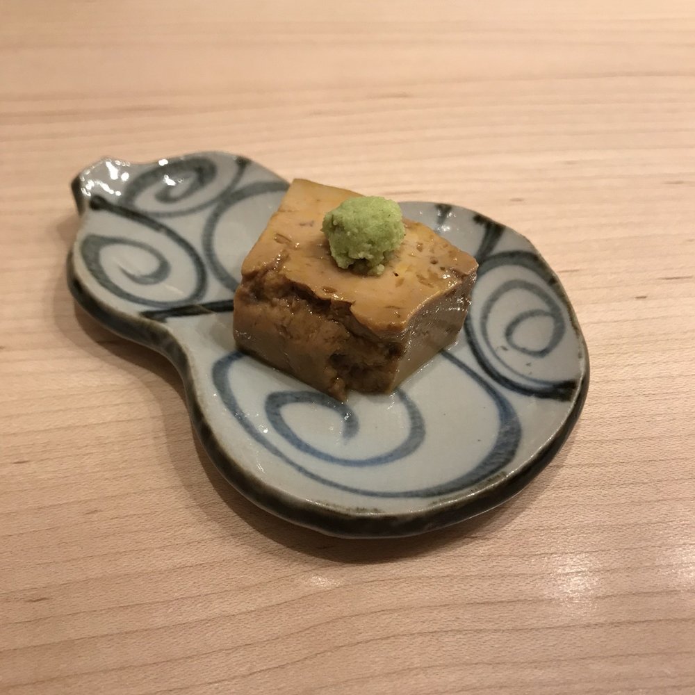 Sushi Kaneyoshi - Monkfish Liver - Sushi Bars Near Me - Los Angeles, California Sushi Kaneyoshi - Monkfish Liver - Sushi Bars Near Me - Los Angeles, California