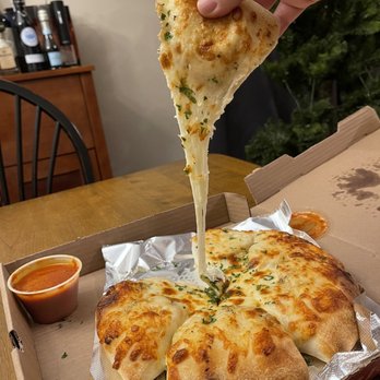 Capriccio - Cheesy garlic bread mega cheese pull! - Pizza Near Me - Croton-on-hudson, New York Capriccio - Cheesy garlic bread mega cheese pull! - Pizza Near Me - Croton-on-hudson, New York