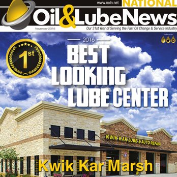 Kwik Kar Marsh - Named Nation's "Best Looking Lube Center" in 2016 by National Oil & Lube News. - Auto Repair Near Me - Carrollton, Texas