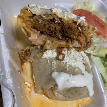 Que Chula Es Puebla - 70. Shredded Beef Burrito - Mexican Near Me - Philadelphia, Pennsylvania
