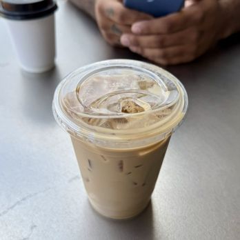 Pouryou Coffee - Iced Vanilla latte - Coffee & Tea Near Me - Covina, California