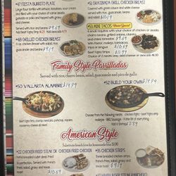 Taqueria Vallarta - Menu