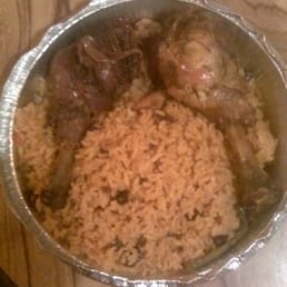 some chicken with rice and beans standard but good!