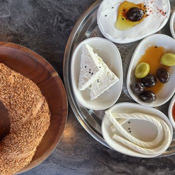Galata Sweets - Sesame-coated simit and various cheeses, olives and other treats - Bakeries Near Me - Dearborn, Michigan