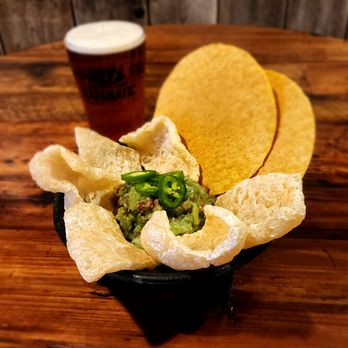 Katabatic Brewing - Housemade Chicharrones, made to order. Served with fresh guacamole and tostadas. - Breweries Near Me - Livingston, Montana Katabatic Brewing - Housemade Chicharrones, made to order. Served with fresh guacamole and tostadas. - Breweries Near Me - Livingston, Montana