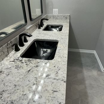 Re-Bath - This was a completely new vanity with new sinks and accessories they put in. - Kitchen & Bath Near Me - Altamonte Springs, Florida