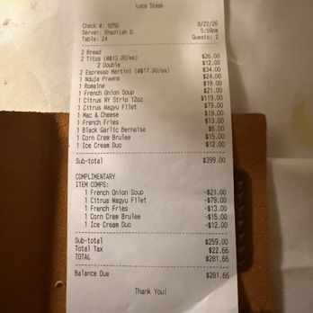 Luca Steak - Check please - Steakhouses Near Me - Huntington, New York Luca Steak - Check please - Steakhouses Near Me - Huntington, New York