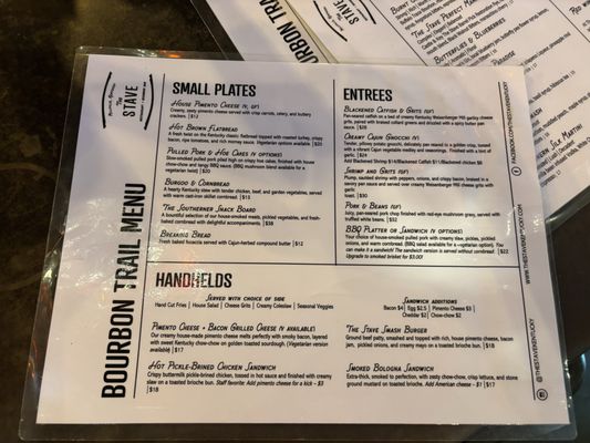 Menu photo 7 The Stave Frankfort, KY