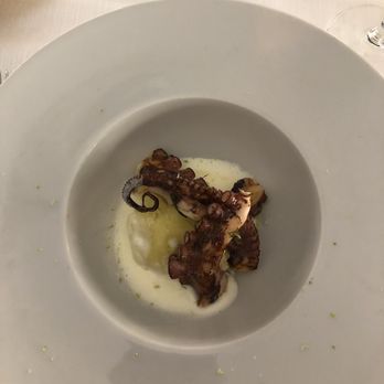 Ristorante Vela Bianca - Roasted octopus with potatoes. - Italian Near Me - Sorrento, NA Ristorante Vela Bianca - Roasted octopus with potatoes. - Italian Near Me - Sorrento, NA