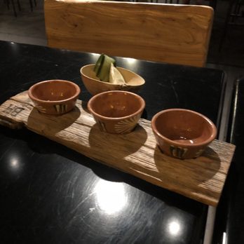 Bitter Honey - Mezcal flight, lots of interesting flavor involved:) - Mexican Near Me - Rochester, New York Bitter Honey - Mezcal flight, lots of interesting flavor involved:) - Mexican Near Me - Rochester, New York