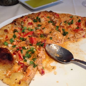 Scampo - Lobster pizza minus 2 slices - Italian Near Me - Boston, Massachusetts