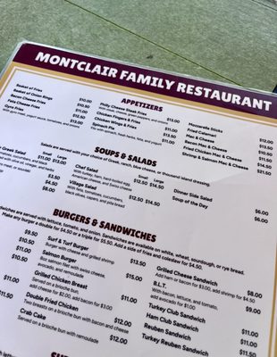 Menu photo 3 MontClair Family Restaurant Dumfries, VA